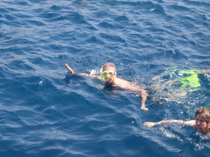 紅海でシュノーケリング、アカバ、ヨルダン